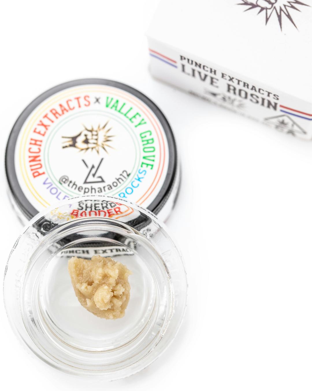 Punch - Live Rosin - Violet Sherb Rocks - Badder - Tier 2
