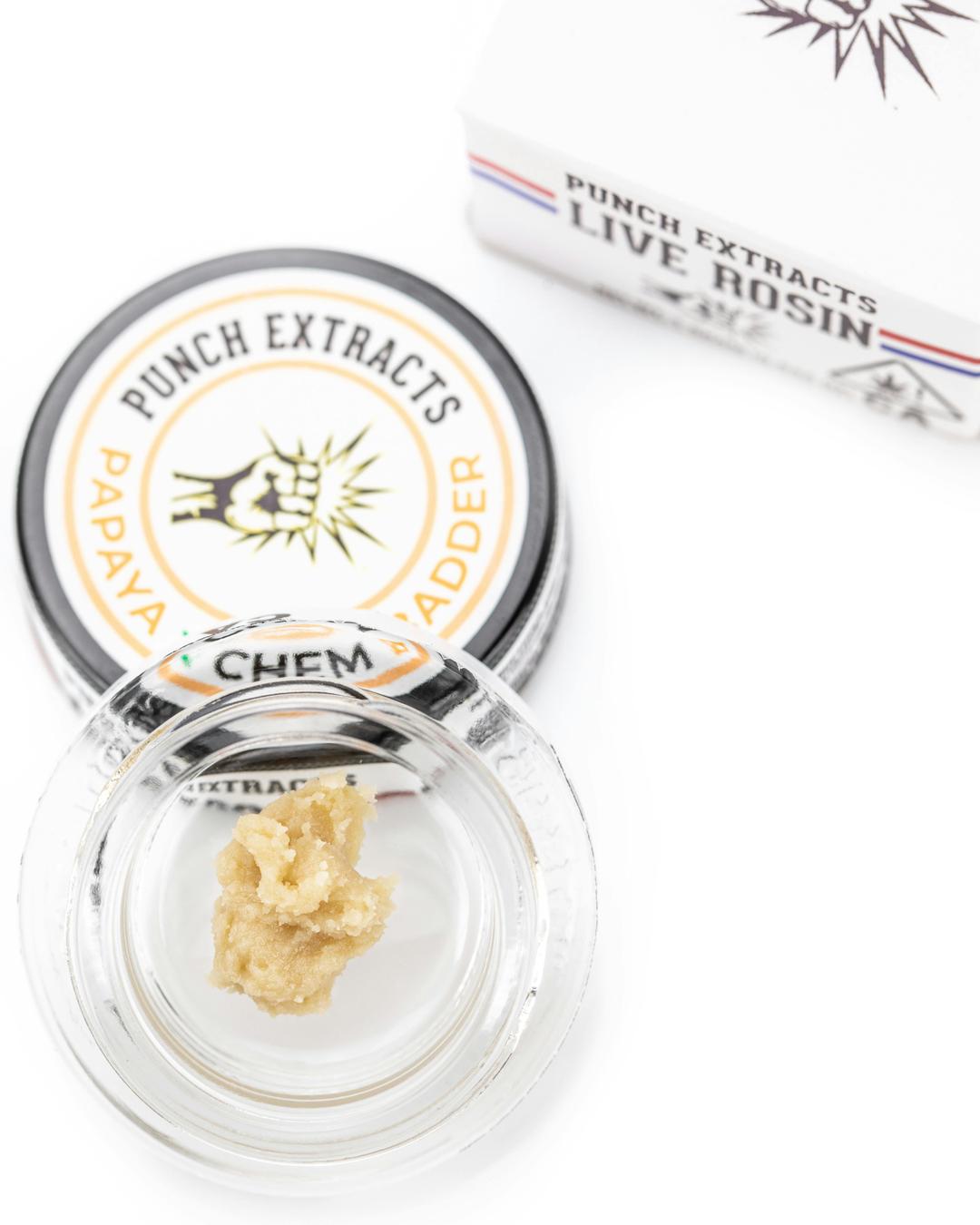 Punch - Live Rosin - Papaya x Chem - Badder - Tier 4