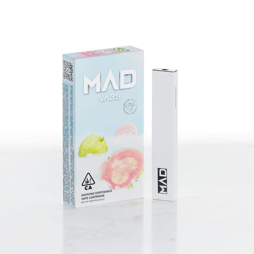 Mad Labs - Guava Gelato - Disposable Diamond Edition 1G