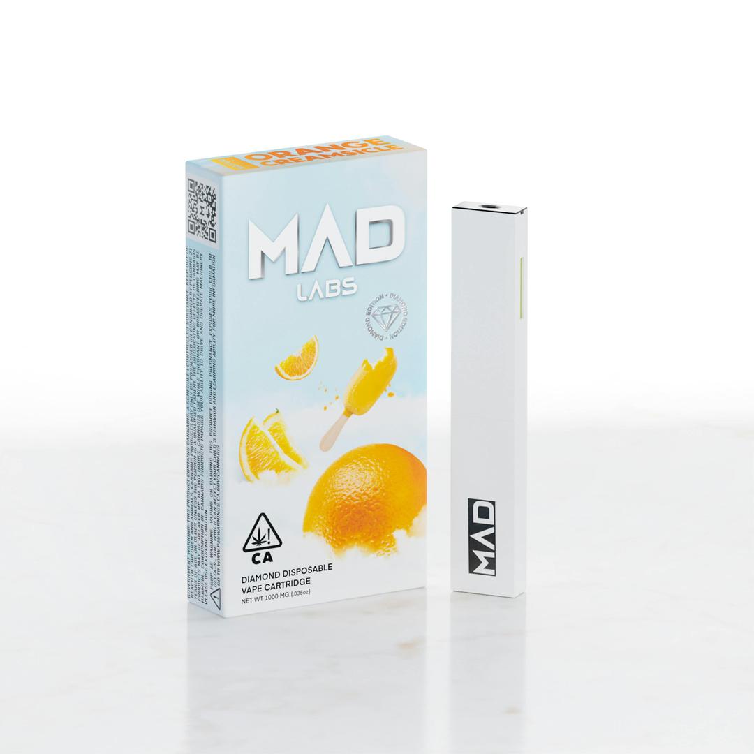 Mad Labs - Orange Creamsicle - Disposable Diamond Edition 1G