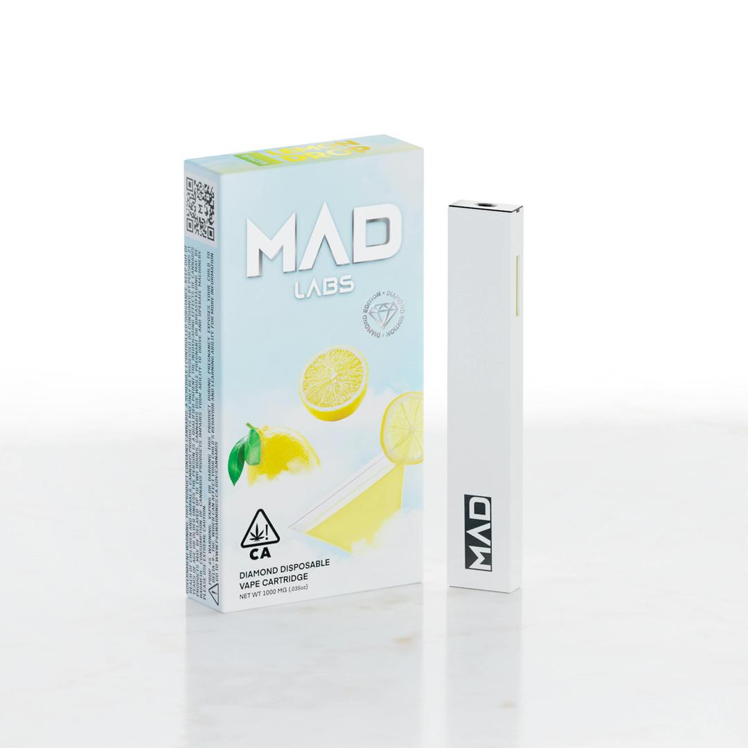 Mad Labs - Lemon Drop - Disposable Diamond Edition 1G
