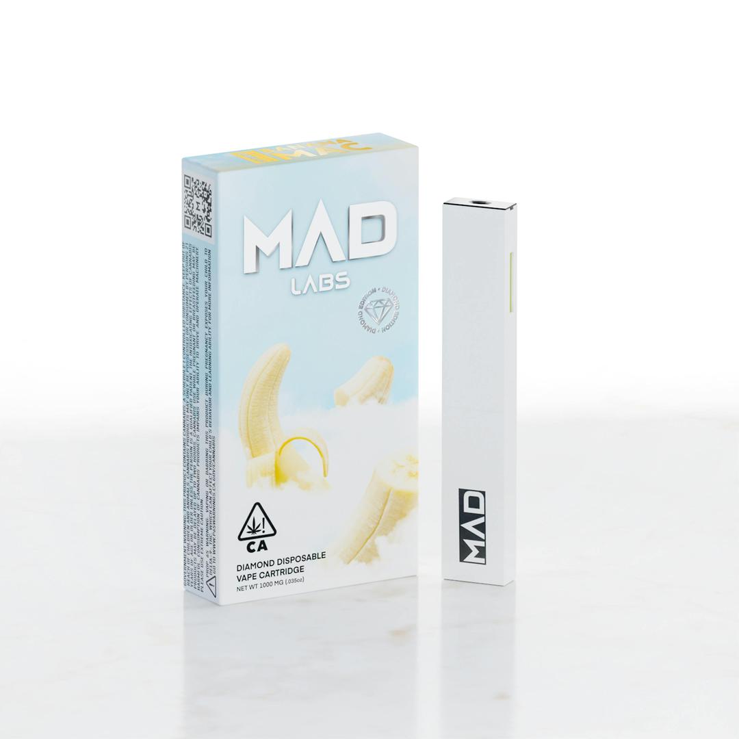 Mad Labs - Banana Mac - Disposable Diamond Edition 1G