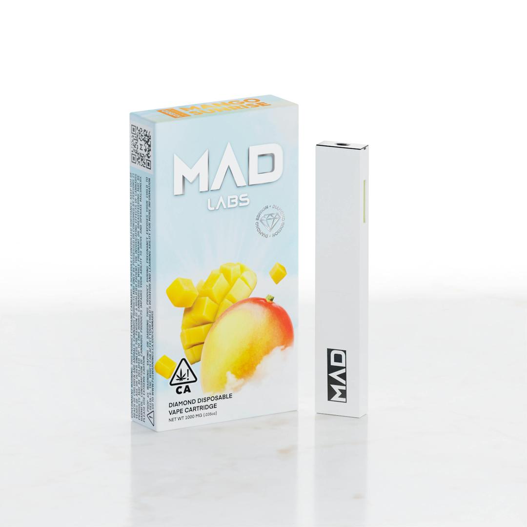Mad Labs - Mango Sunrise - Disposable Diamond Edition 1G