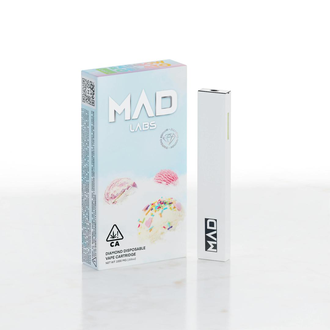 Mad Labs - Rainbow Gelato - Disposable Diamond Edition 1G
