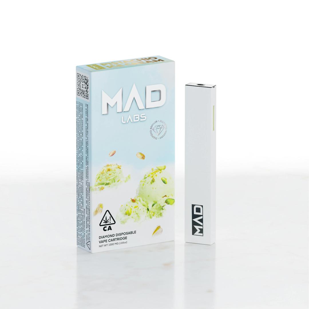 Mad Labs - Pistachio Ice Cream - Disposable Diamond Edition 1G