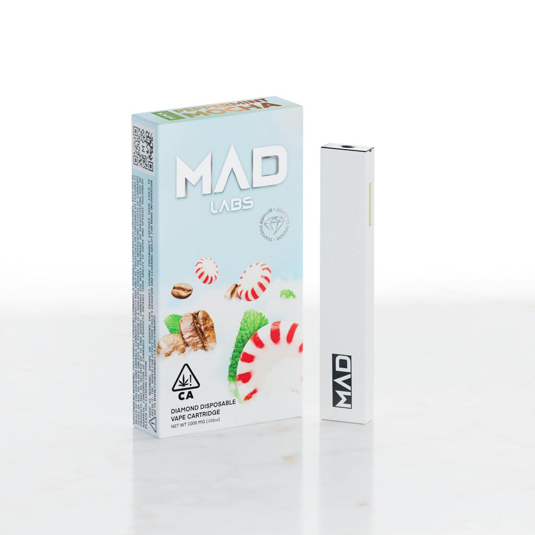 Mad Labs - Peppermint Mocha - Disposable Diamond Edition 1G