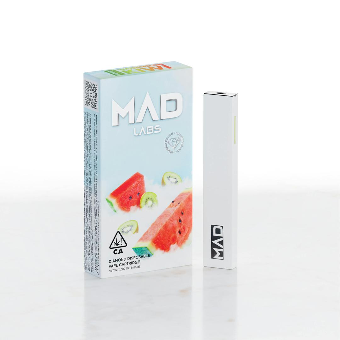 Mad Labs - Watermelon Kiwi - Disposable Diamond Edition 1G