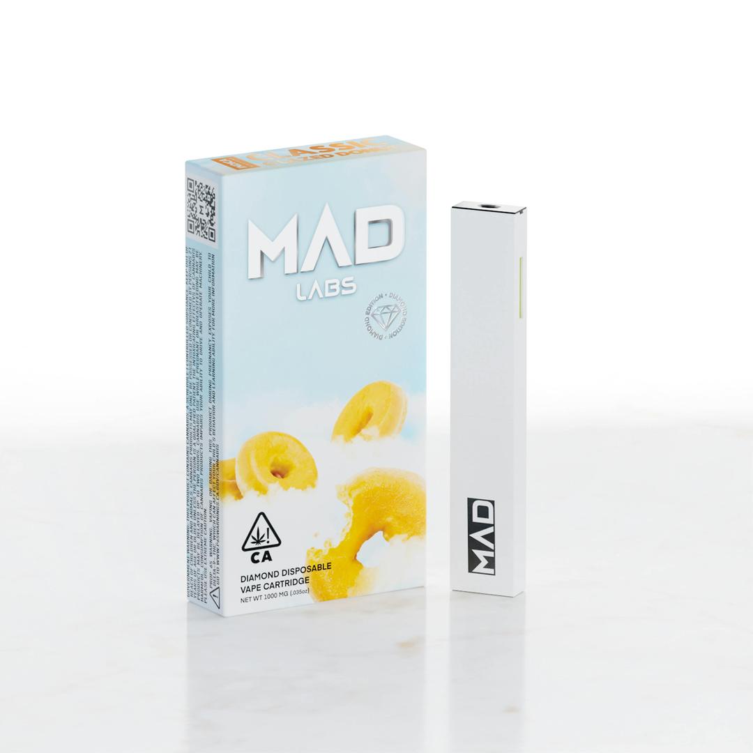 Mad Labs - Classic Glazed Donut - Disposable Diamond Edition 1G