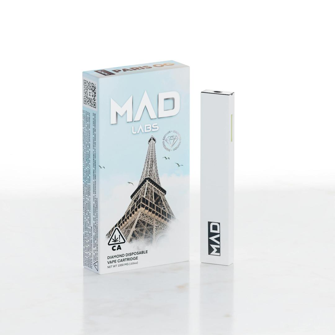 Mad Labs - Paris OG - Disposable Diamond Edition 1G