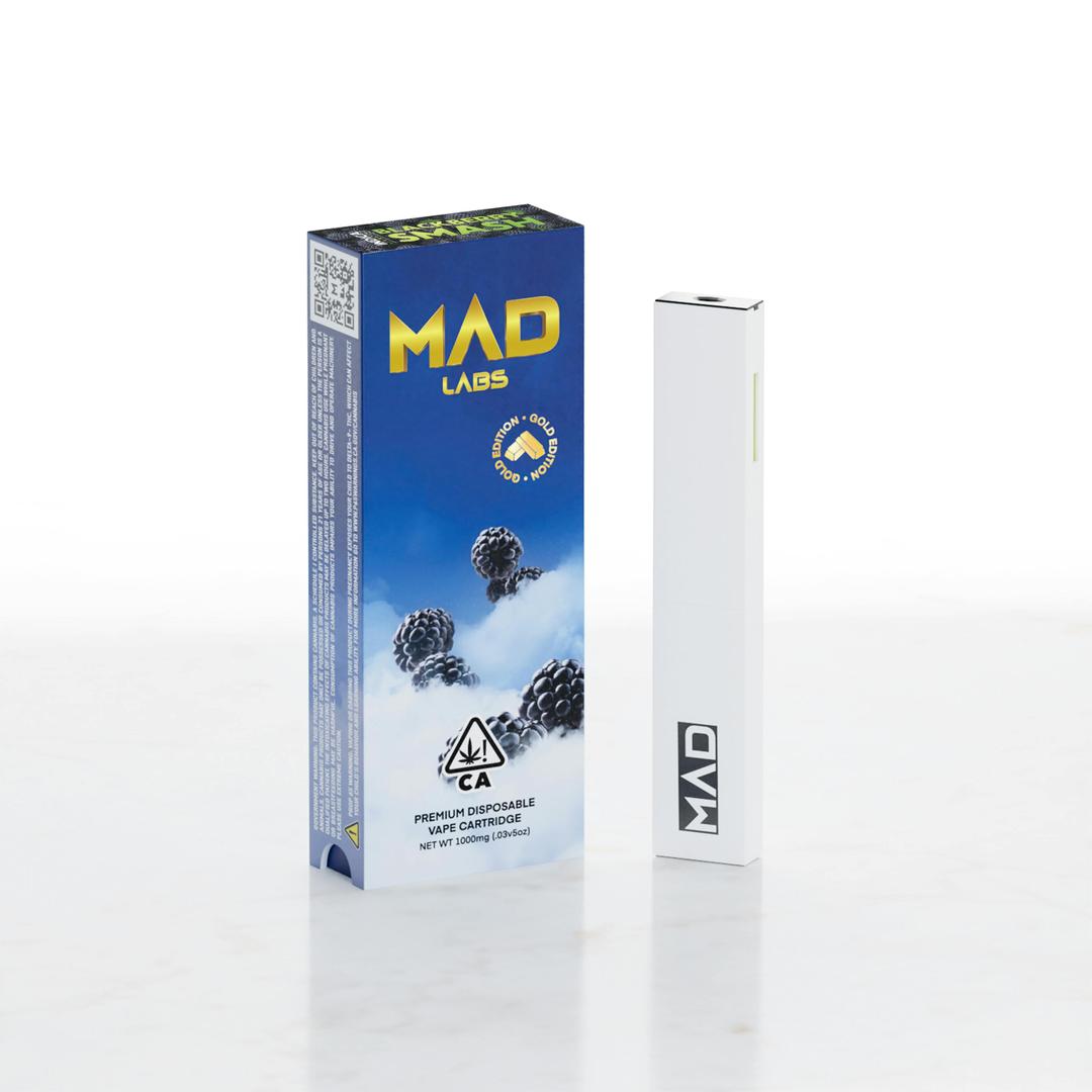 Mad Labs - Blackberry Smash - Disposable Gold Edition 1G