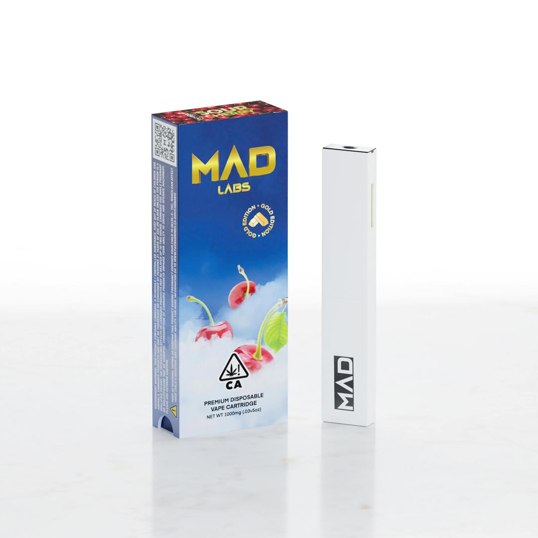 Mad Labs - Sour Cherry - Disposable Gold Edition 1G