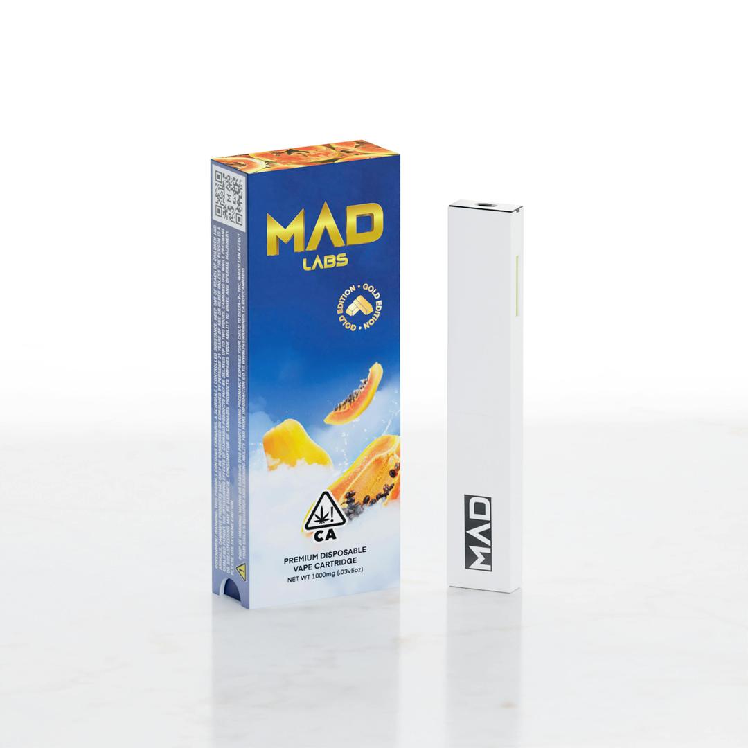 Mad Labs - Papaya Punch - Disposable Gold Edition 1G