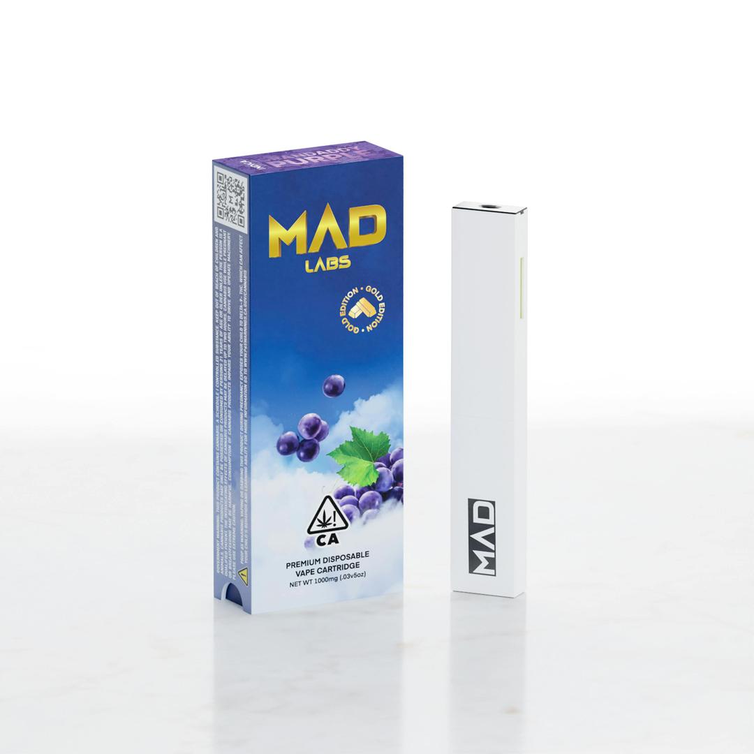Mad Labs - Grandaddy Purple - Disposable Gold Edition 1G
