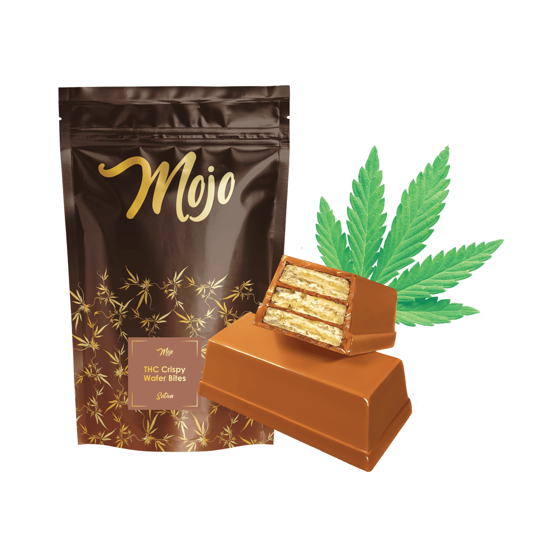 Mojo Chocolates - Crispy Wafer Bites (Sativa) - 100mg