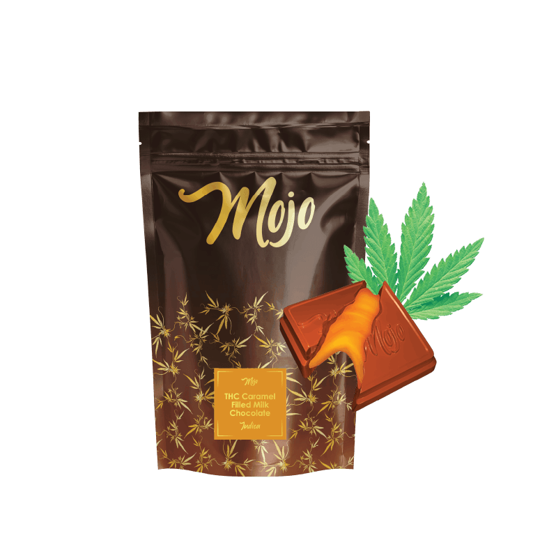 Mojo Chocolates - Caramel Filled Milk Chocolate (Indica) - 100mg