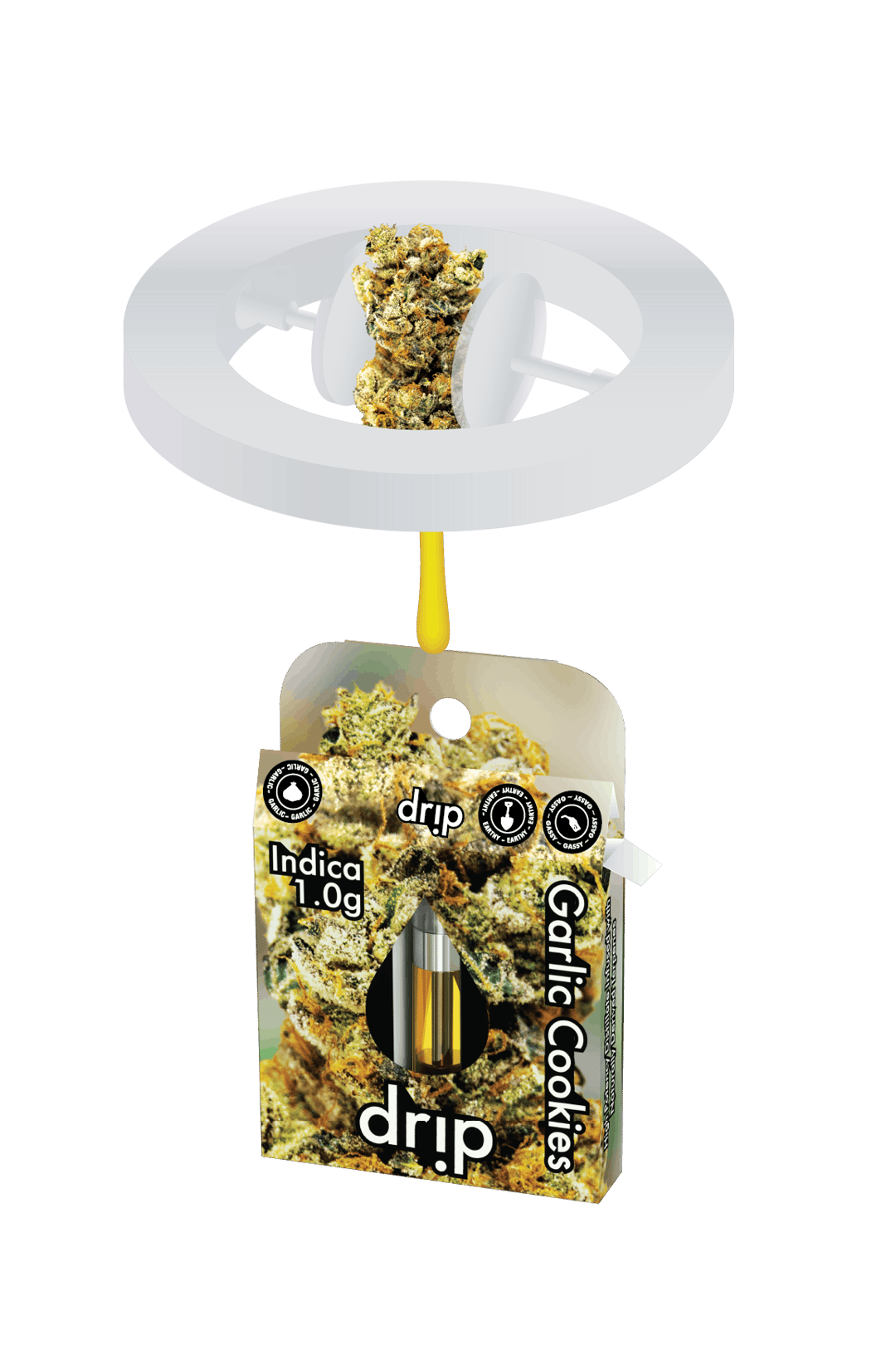 Drip 1g Cartridge - Garlic Cookies (Indica)
