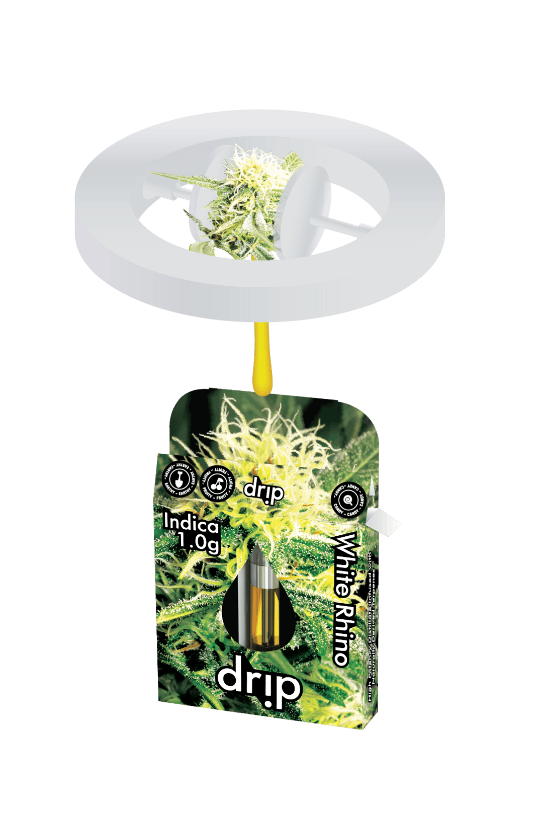 Drip 1g Cartridge - White Rhino (Indica)