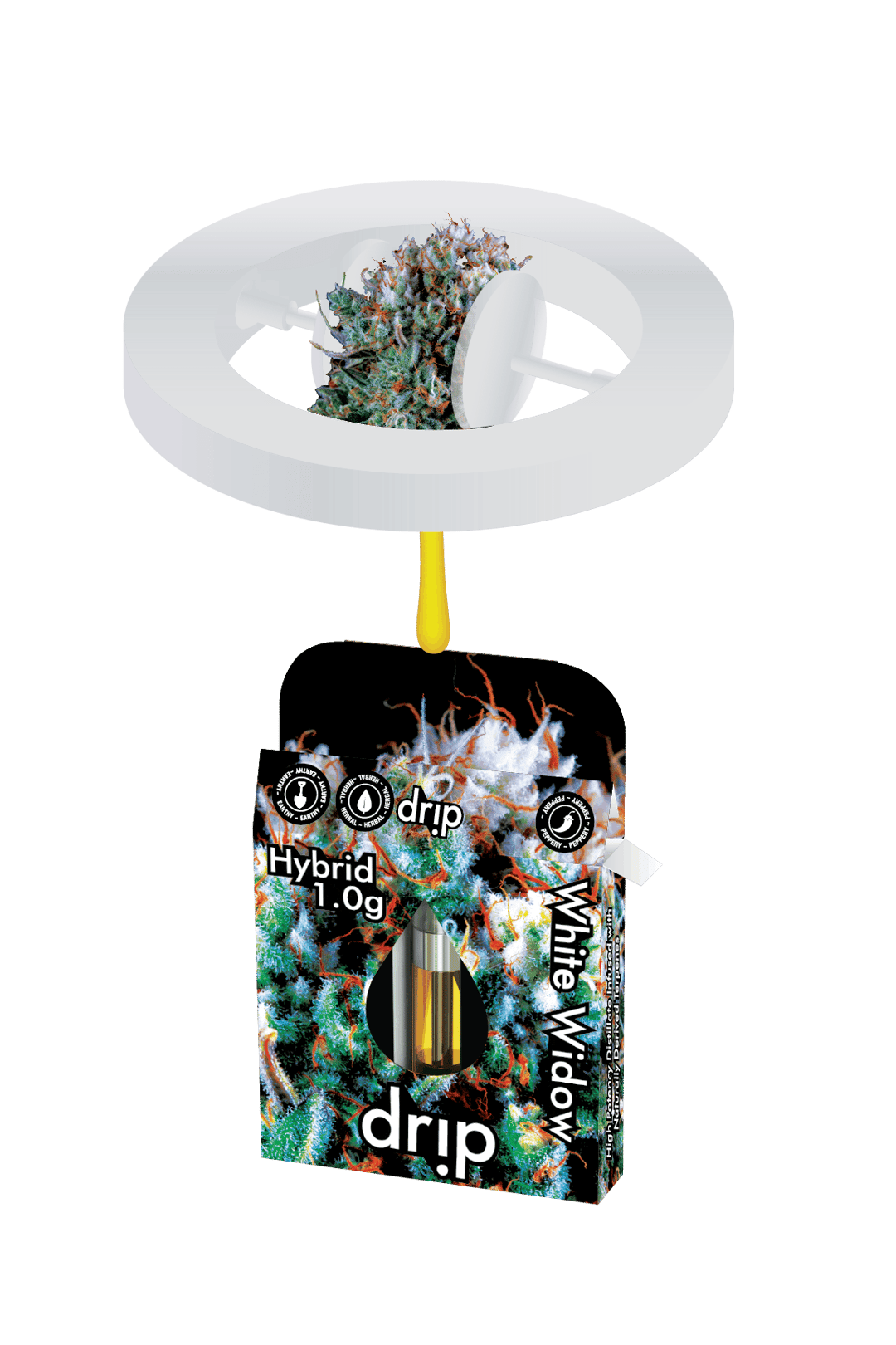 Drip 1g Cartridge - White Widow (Hybrid)