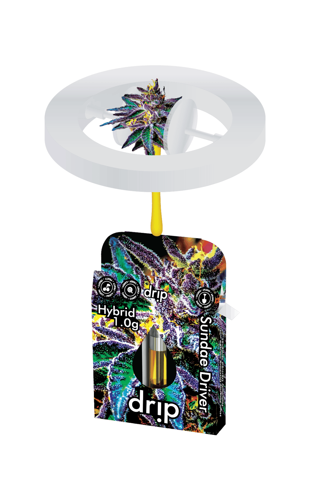 Drip 1g Cartridge - Sundae Driver (Hybrid)