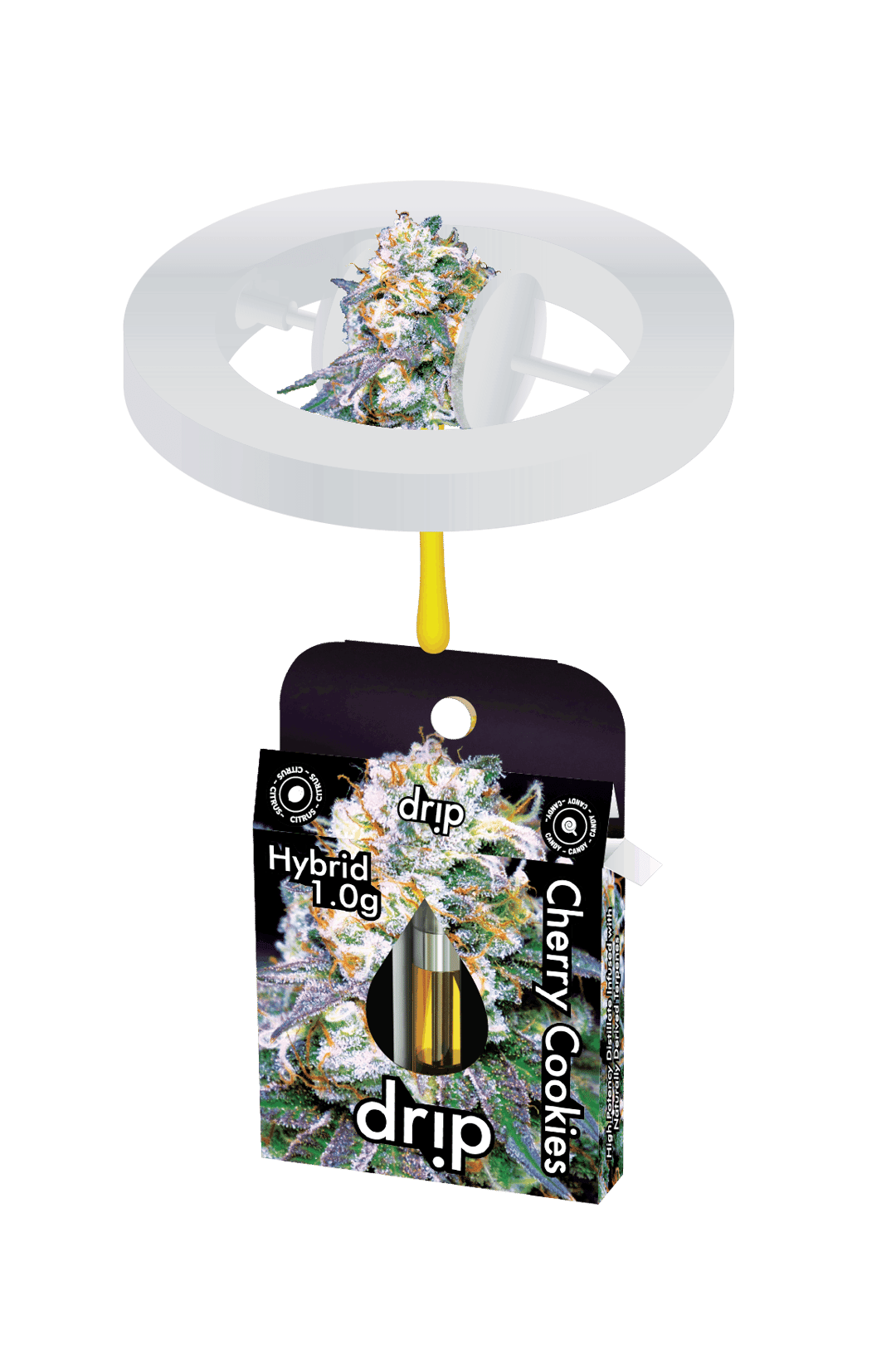 Drip 1g Cartridge - Cherry Cookies (Hybrid)