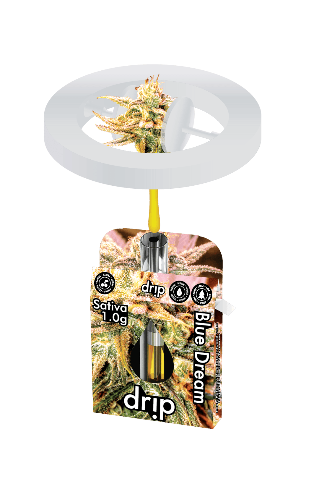 Drip 1g Cartridge (MED) - Blue Dream (Sativa)