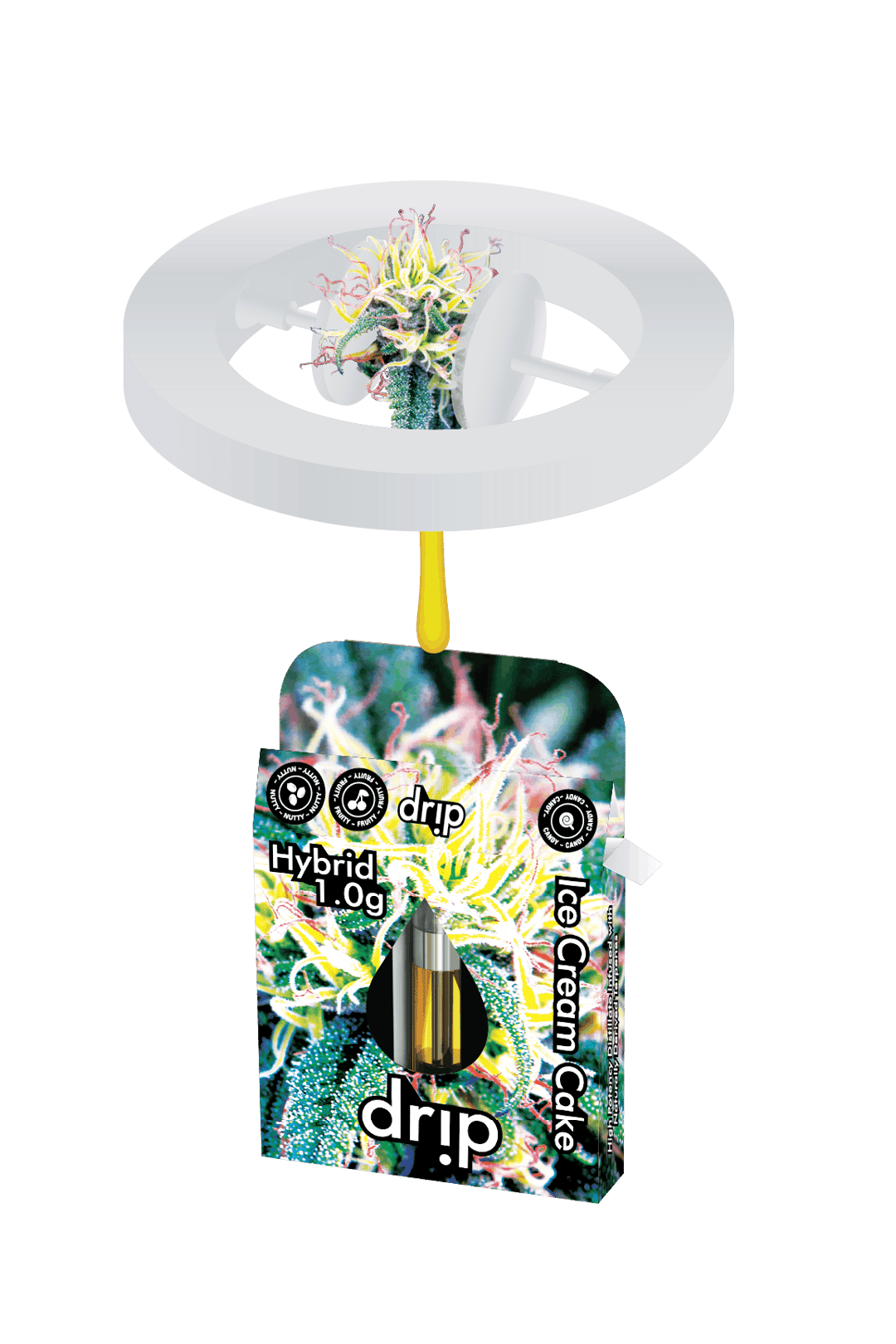 Drip 1g Cartridge (MED) - Ice Cream Cake (Hybrid)