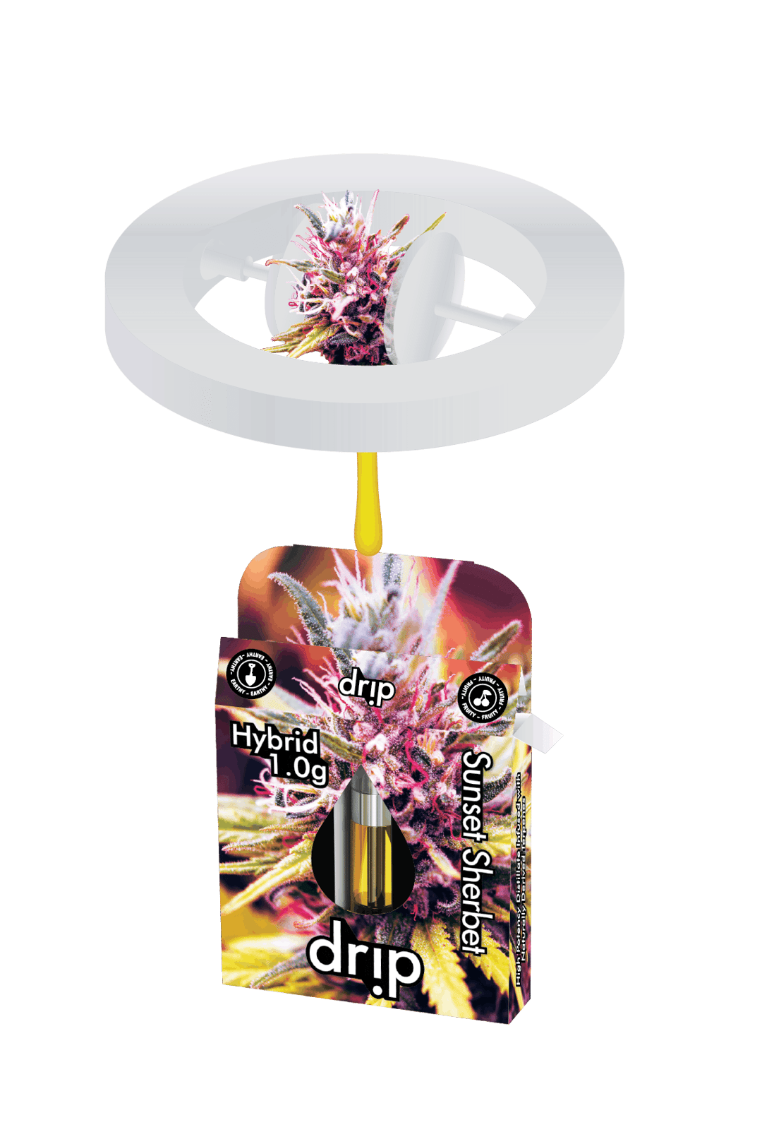 Drip 1g Cartridge (MED) - Sunset Sherbert (Hybrid)