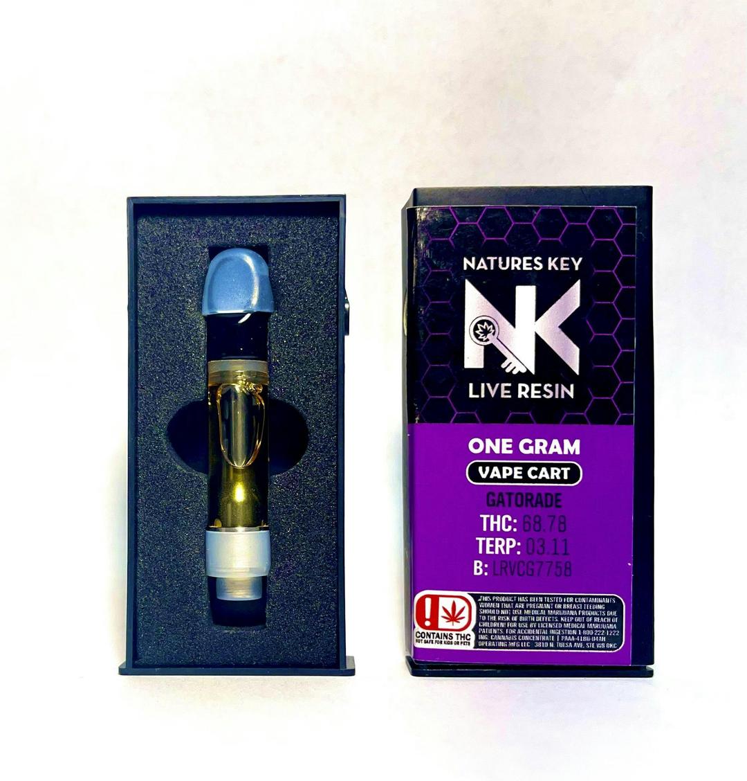 Gatorade Live Resin 1g Vape Cart