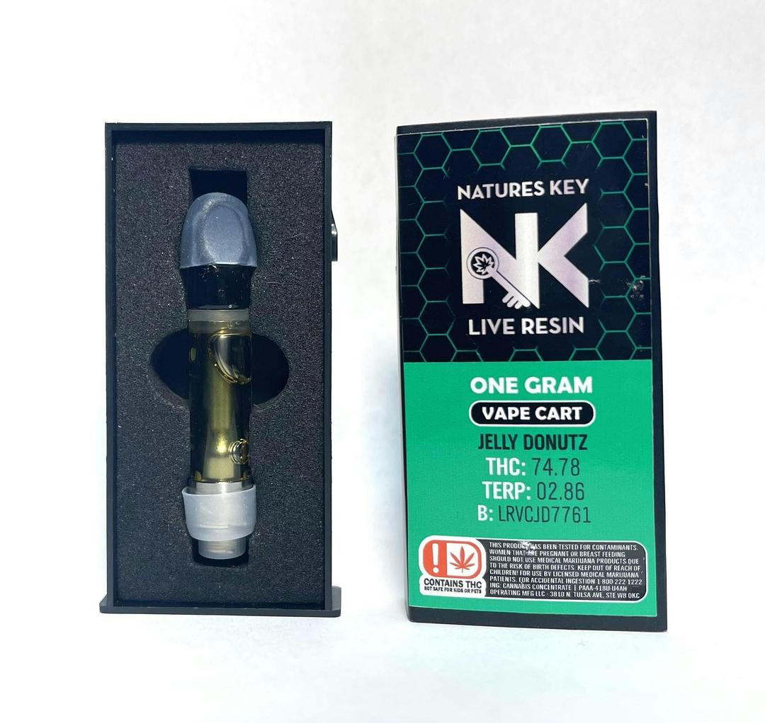 Jelly Donutz Live Resin 1g Vape Cart