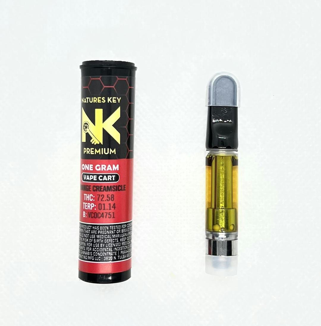 Orange Creamsicle 1g Vape Cart