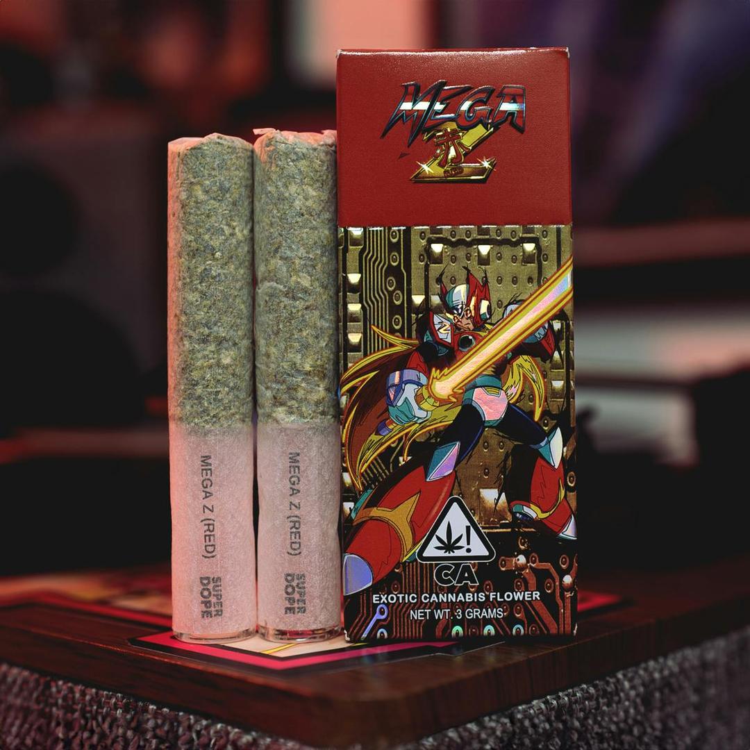 ⚡️ POWER UPS - Mega Z (Red) - 2x Pre Rolls (3g)