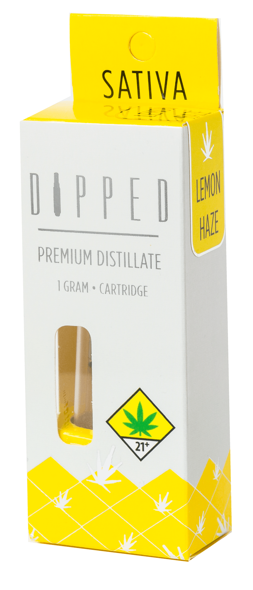 DIPPED Distillate Cartridge- Lemon Haze