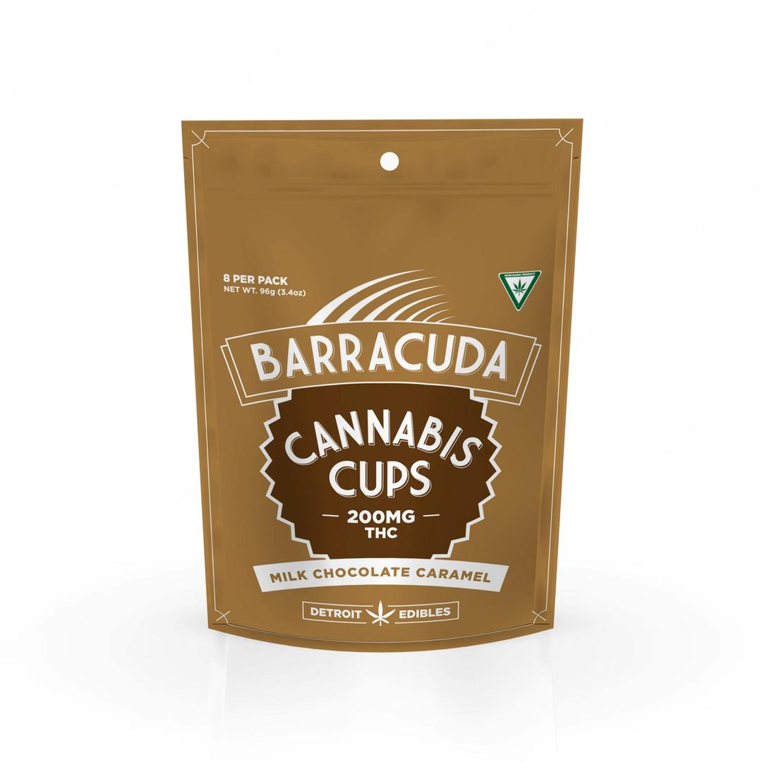 Barracuda Cups - Milk Chocolate Caramel - 200mg