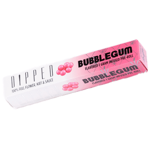 DIPPED Flavored Infused Pre-Roll 1G Bubblegum