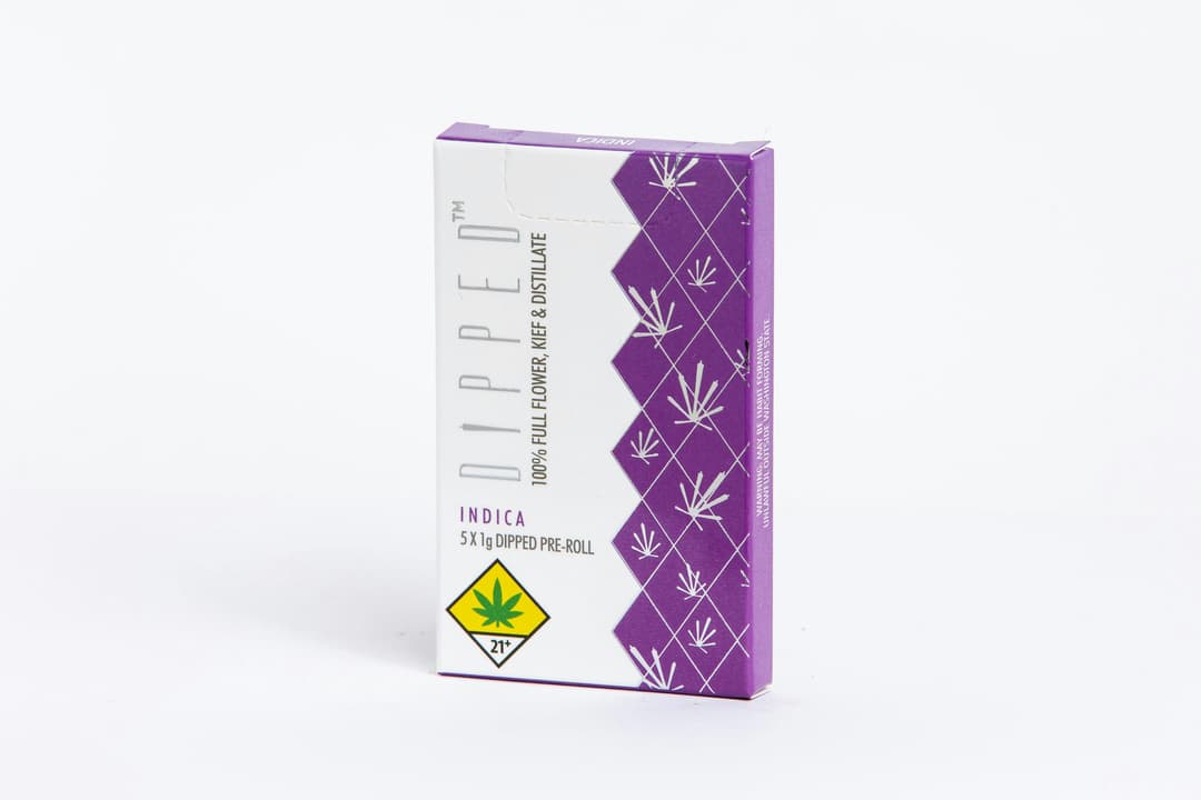 DIPPED Infused Pre-Roll 1G - Tahoe OG (5 PACK)