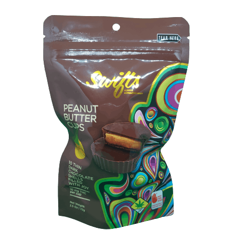 Swifts Peanut Butter Cup Dark Chocolate 100mg Hybrid