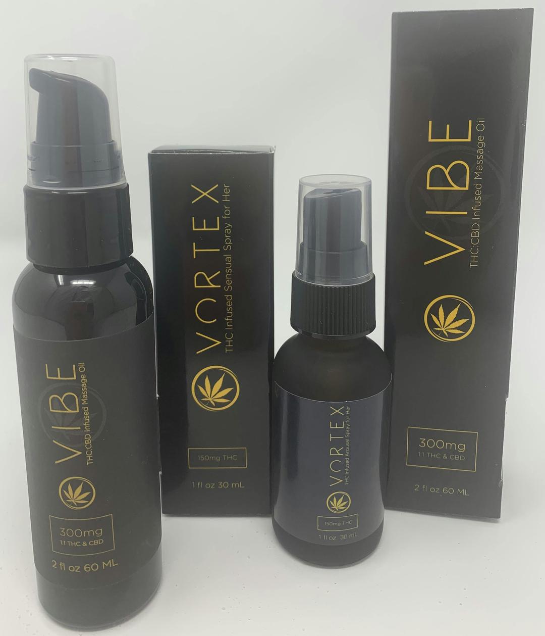 Vortex- Sensual Spray for her- 150MG THC