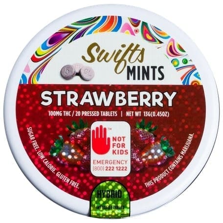 Swifts Mints Strawberry 100mg Hybrid