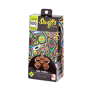 Swifts Truffle Milk Chocolate 100mg Sativa