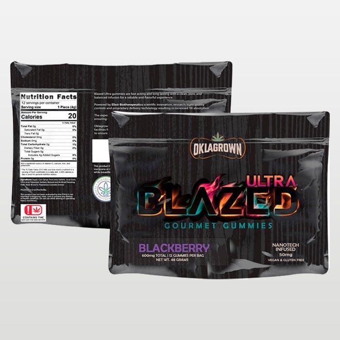 Blackberry Blazed Gummies - Hemp Extract