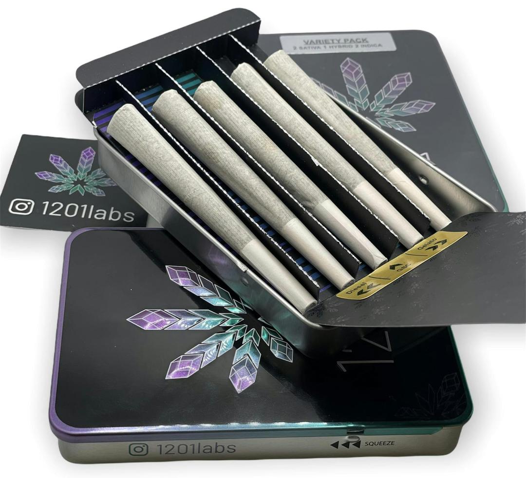 Variety Pack - Sativa, Hybrid, Indica - Pre-Roll 5 Pack (4G)