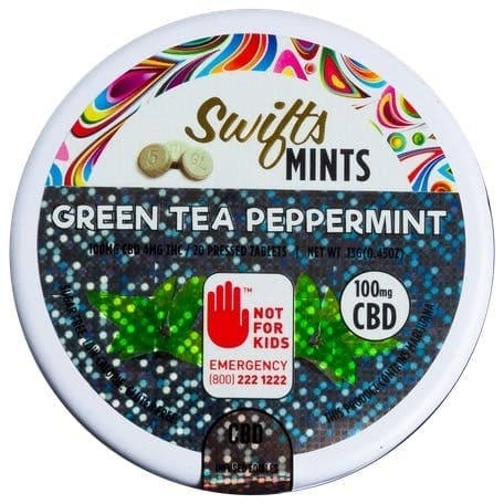 Swifts Mints Green Tea & Peppermint CBD 100mg