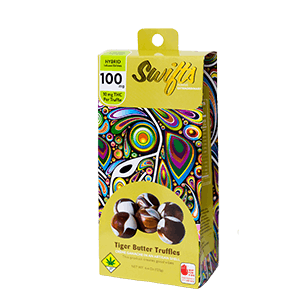 Swifts Truffle Tiger Butter White Peanut Butter Chocolate 100mg