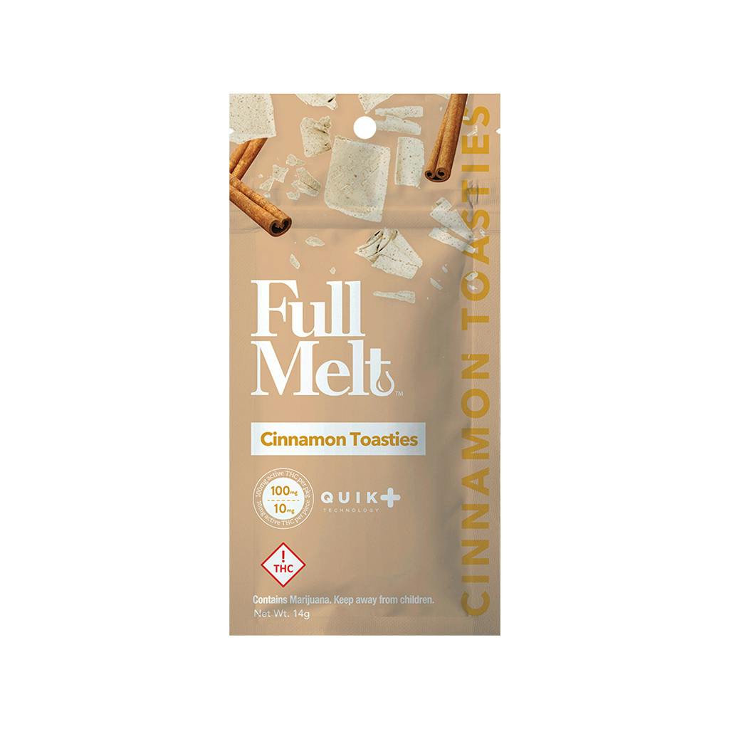 FAST ACTING FULL MELT CINNAMON TOAST BAR THC 100MG
