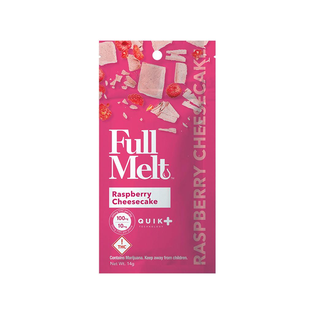FAST ACTING FULL MELT RSPBRY CHZCAKE BAR THC 100MG
