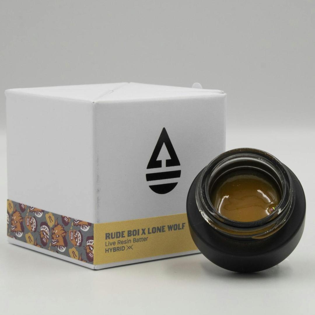 Rude Boi x Lone Wolf | Live Resin Batter 3.5g | Hybrid