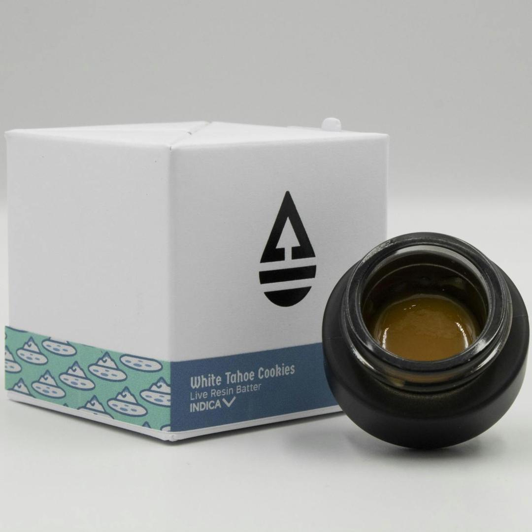White Tahoe Cookies | Live Resin Batter 1g | Indica