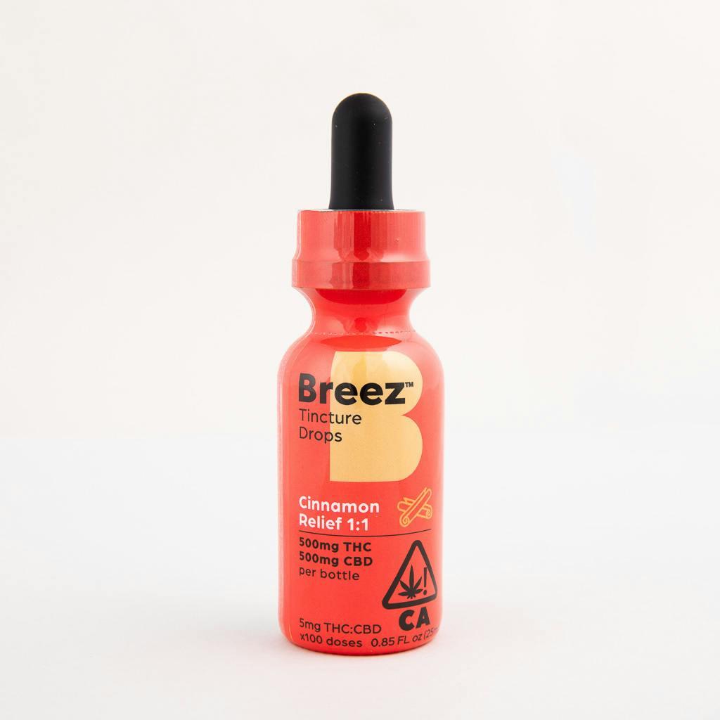 Breez Cinnamon Relief 1:1 Drops (Large)