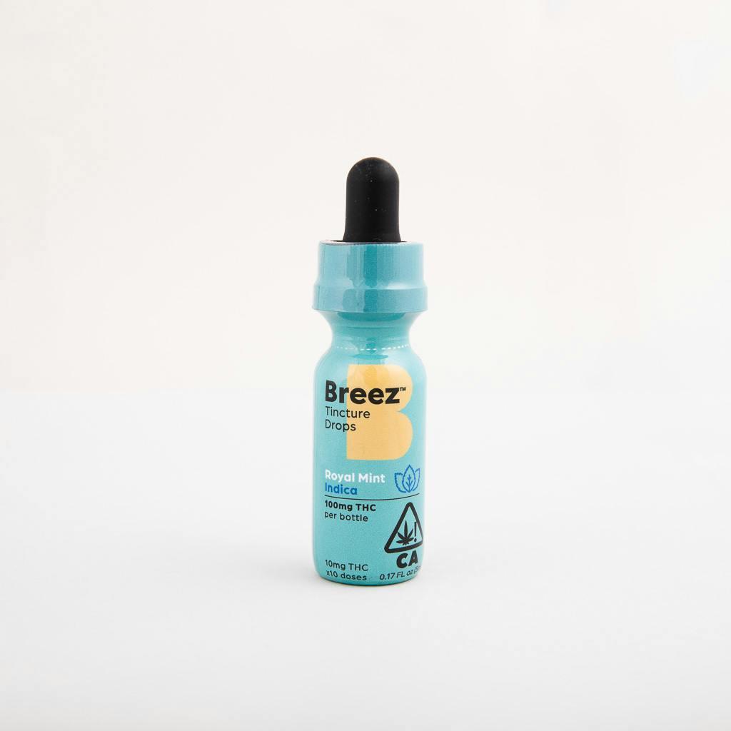 Breez Royal Mint Indica Tincture Drops (Small)