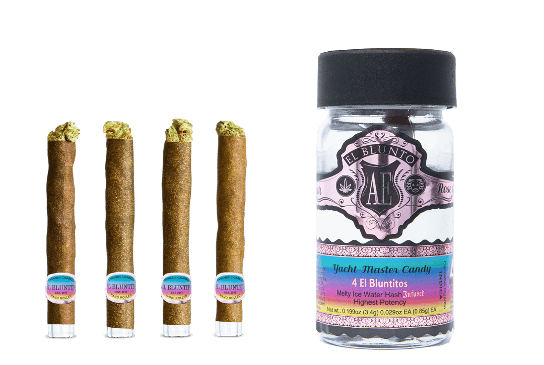 El Bluntito 4-Pack - Yacht-Master Candy - 4 x .85G - Hash Infused